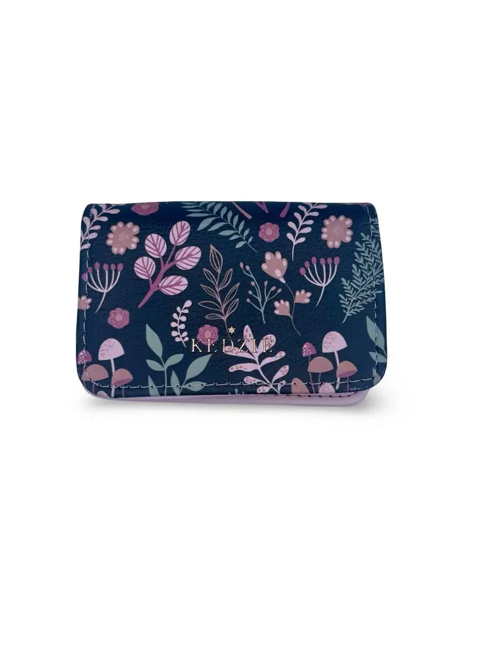 Kedzie Essentials Only Cash and Card Wallet Floral Mushroom Print